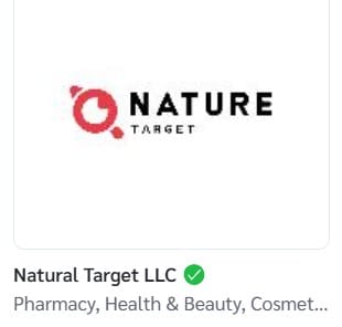 Nature Target logo: red circular symbol next to the words NATURE TARGET.