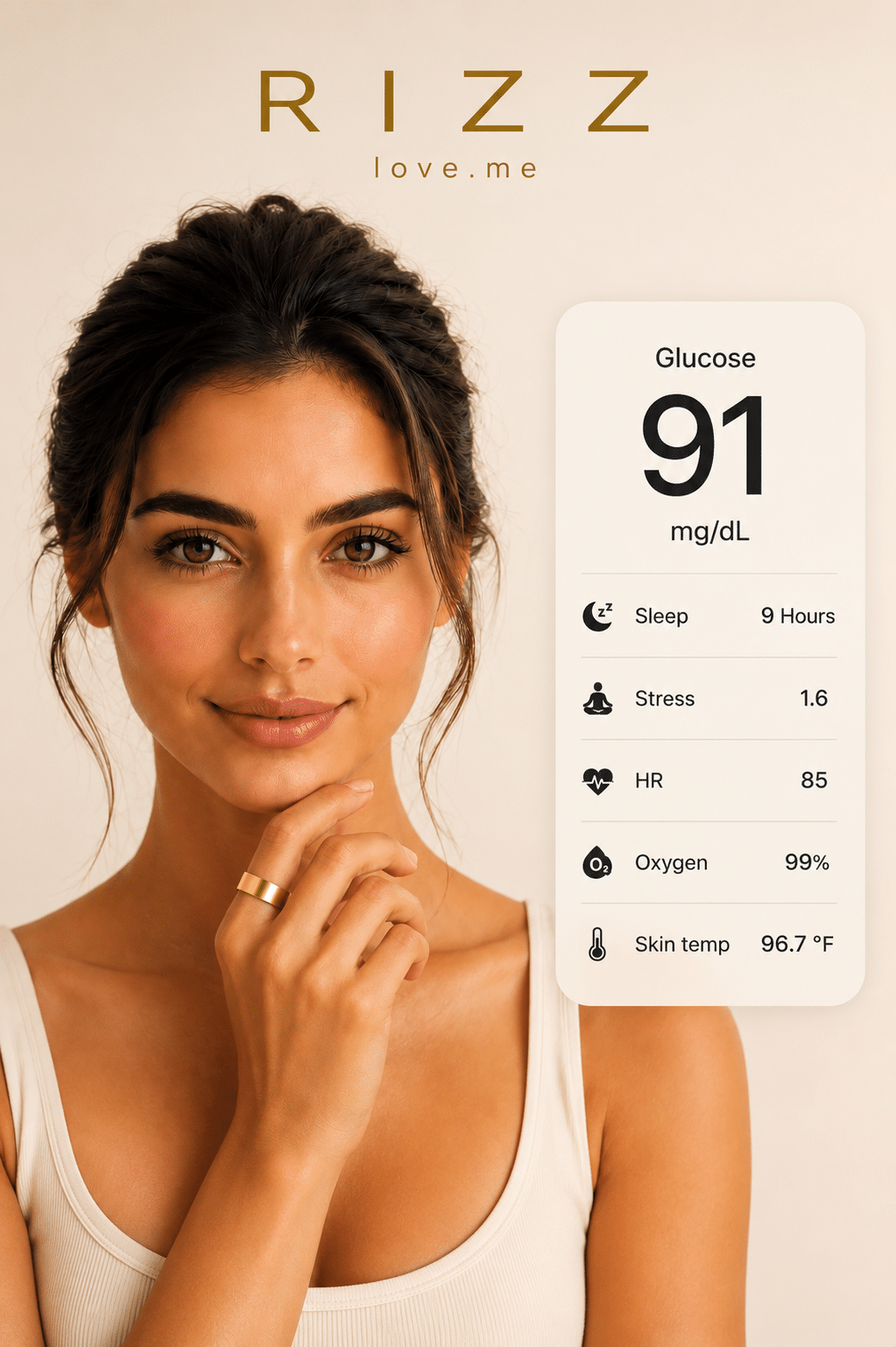 RIZZ - The Smart Ring for Metabolic Health