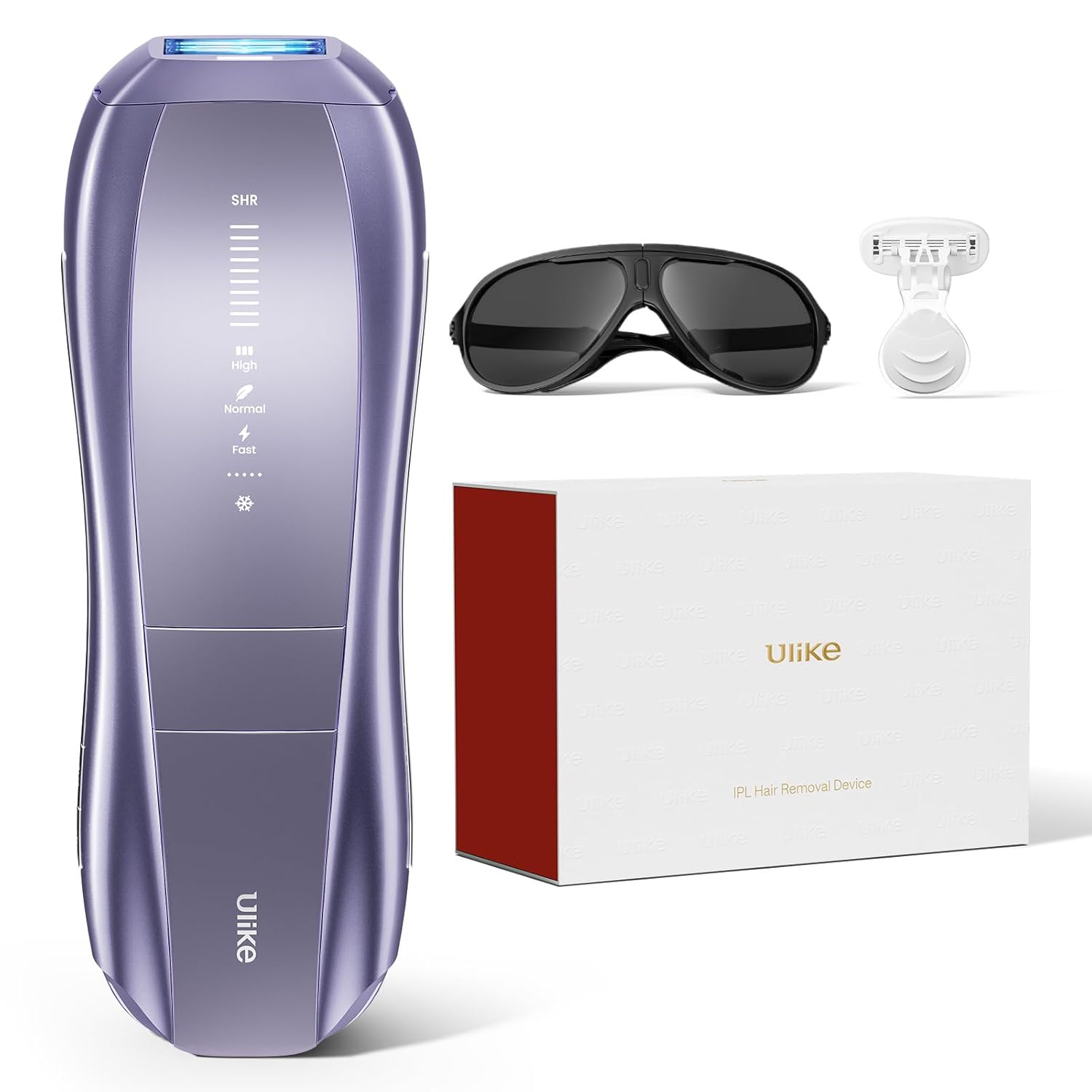 Laser Hair Removal Device Air 10 Ipl Gift for Women and Men, Ice cool and Permanent hair Reduction for Nearly Painless, Dual Lights, Skin Sensor & USHR Mode Hair Removal in 10mins from Home